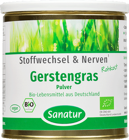 Gerstengras Pulver