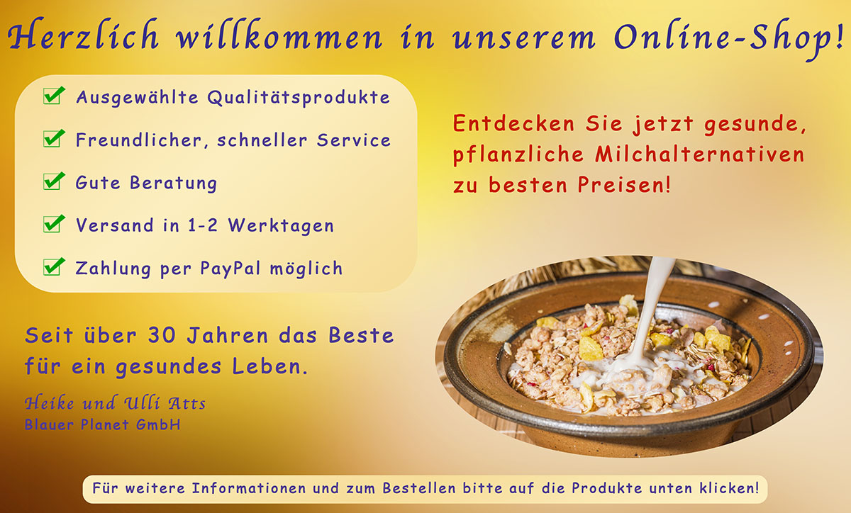 Gesunde Milchalternativen