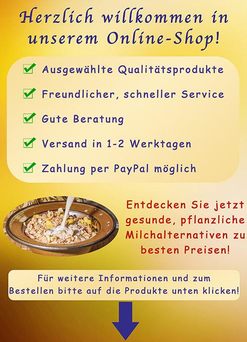 Gesunde Milchalternativen