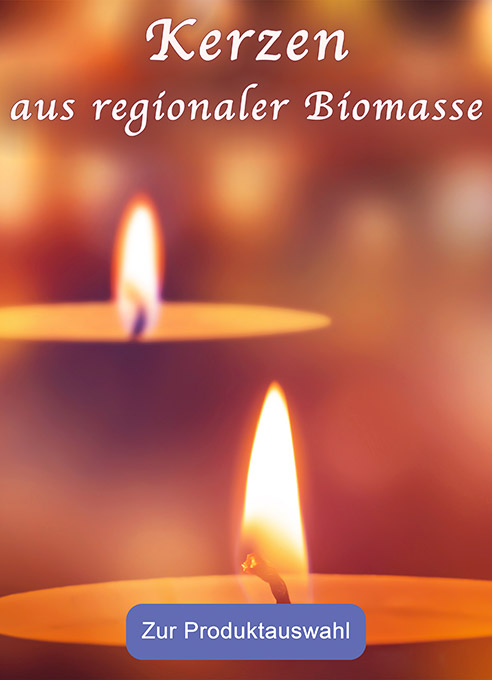 Kerzen - Biomasse
