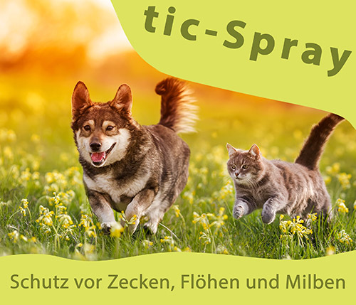Bild: tic-Spray - Schutz vor Zecken, Flöhen und Milben verlinkt auf p_d,Haushalt-Garten-und-Tiere,Tiere,tic-Spray-fuer-Hunde-und-Katzen.html&open=305&list=307&area=249&ArtID=7177&search=0&outlook=&opengroup=0&ANID=&RID=?pk_campaign=slider