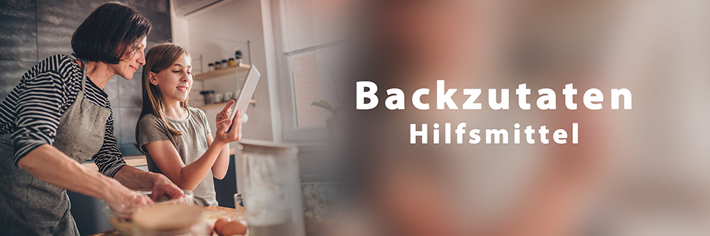 Hochwertige Backzutaten und Hilfsmittel