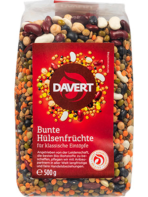 Bunte Hülsenfrüchte