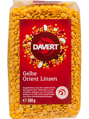 Gelbe Orient Linsen