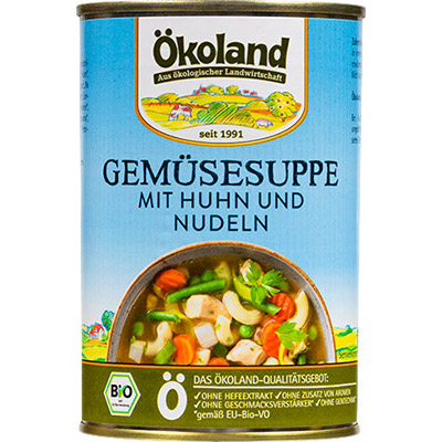 Gemüse und Huhn