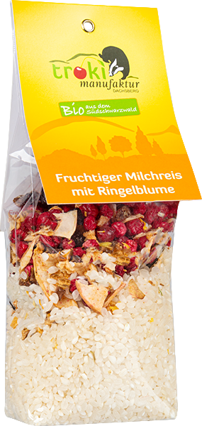 Produktbild zu Artikel Fruchtiger Milchreis mit Ringelblume