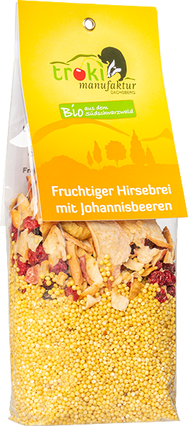 Produktbild zu Artikel Fruchtiger Hirsebrei mit Johannisbeeren