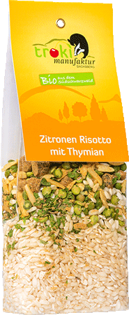 Zitronen Risotto mit Thymian