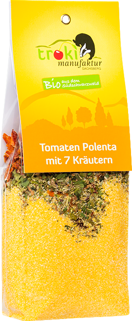 Produktbild zu Artikel Tomaten Polenta mit 7 Kräutern