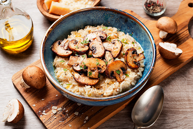 Produktbild 2 zu Artikel Mischpilz Risotto mit Rosmarin anzeigen