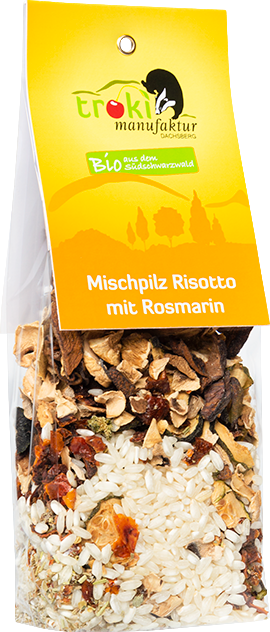 Produktbild zu Artikel Mischpilz Risotto mit Rosmarin