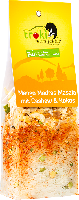 Produktbild zu Artikel Mango Madras Masala mit Cashew & Kokos