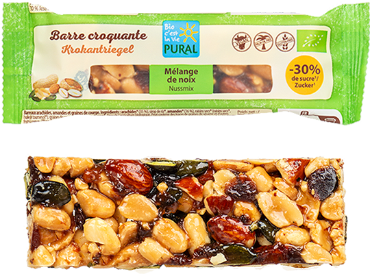 Produktbild zu Artikel Nussmix Krokantriegel