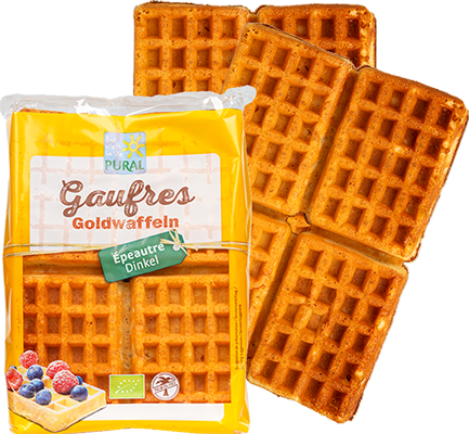 Produktbild zu Artikel Goldwaffeln