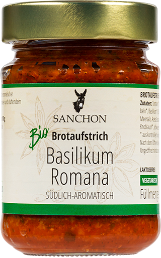 Produktbild zu Artikel Aufstrich Basilikum Romana