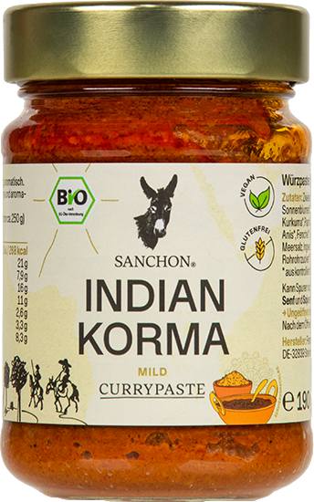 Produktbild zu Artikel Indian Curry milde Würzpaste
