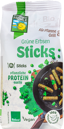 Produktbild zu Artikel Grüne Erbsen Sticks