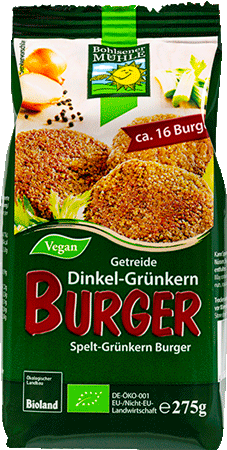 Dinkel-Grünkern Burger