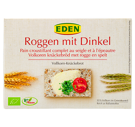 Produktbild zu Artikel Vollkorn-Knäckebrot Roggen mit Dinkel