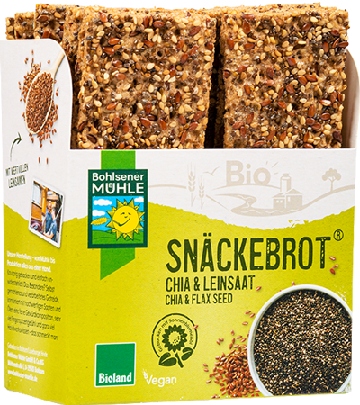 Produktbild zu Artikel Snäckebrot Chia & Leinsaat