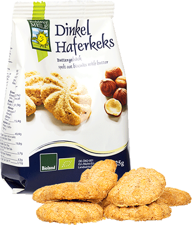 Dinkel-Haferkeks