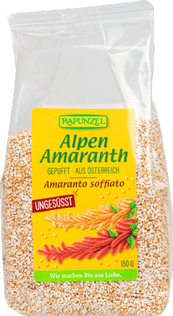 Amaranth, gepufft