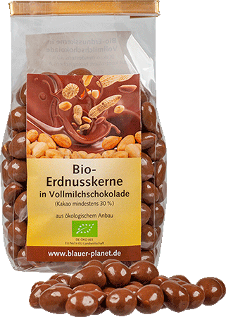 Erdnusskerne in Vollmilchschokolade 