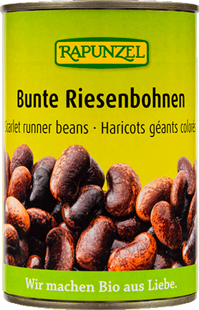 Bunte Riesenbohnen