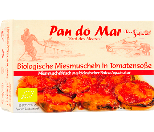 Produktbild zu Artikel Miesmuscheln in Tomatensoße