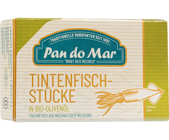 Produktbild zu Artikel Tintenfischstücke in Olivenöl