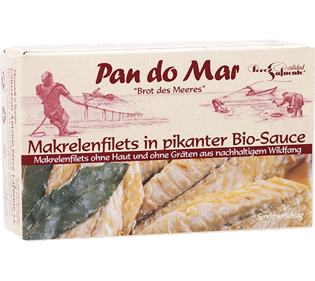 Makrelenfilets in pikanter Soße 