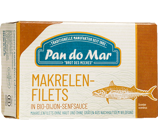 Makrelenfilets in Bio-Dijon-Senfsauce