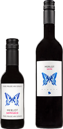 Kleiner Schmetterling Merlot semiseco