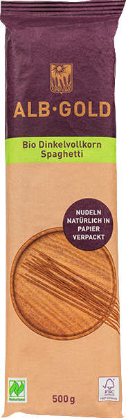 Produktbild zu Artikel Dinkel Vollkorn Spaghetti