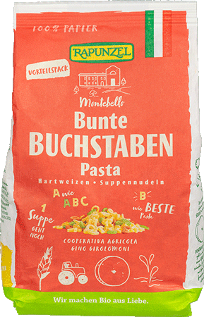 Buchstaben Nudeln 