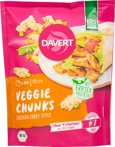 Produktbild zu Artikel Veggie Chunks Chicken Curry Style