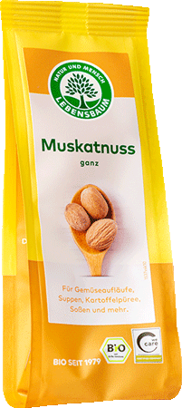 Muskatnuss, ganz 