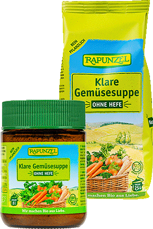 Klare Gemüsesuppe ohne Hefe