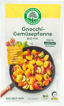 Bio-Fix für Gnocchi-Gemüsepfanne