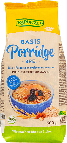 Produktbild zu Artikel Basis Porridge Brei ohne Zuckerzusatz