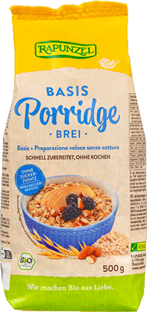 Basis Porridge Brei ohne Zuckerzusatz