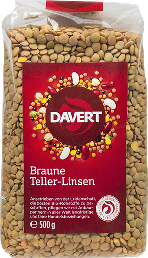 Produktbild zu Artikel Braune Teller-Linsen