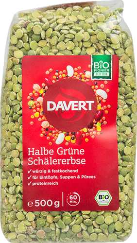 Produktbild zu Artikel Halbe grüne Schälerbsen