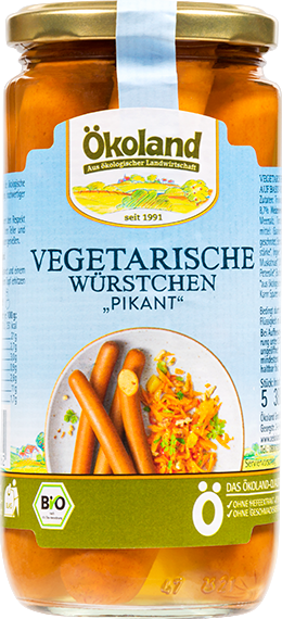 Produktbild zu Artikel Vegetarische Würstchen, pikant