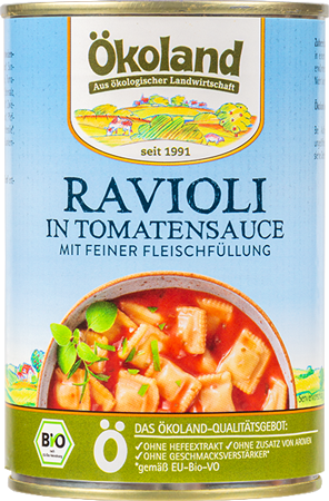 Produktbild zu Artikel Ravioli in Tomatensauce 