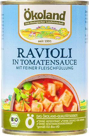 Ravioli in Tomatensauce 