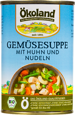 Produktbild zu Artikel Gemüsesuppe mit Huhn 