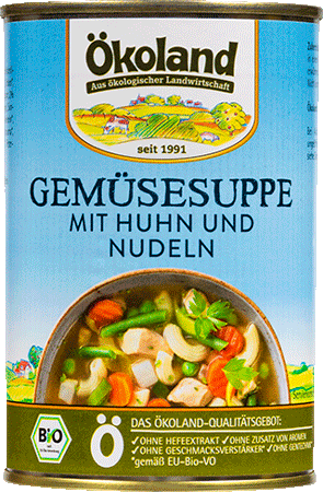 Gemüsesuppe mit Huhn 