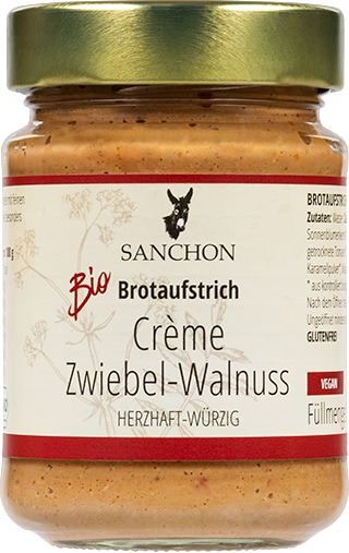 Produktbild zu Artikel Aufstrich Creme Zwiebel-Walnuss