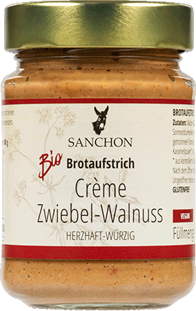 Aufstrich Creme Zwiebel-Walnuss